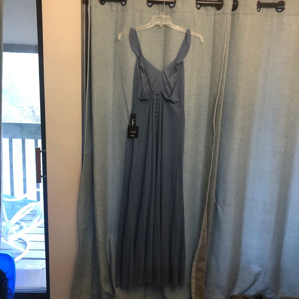 Slate Blue Lulus Maxi Dress